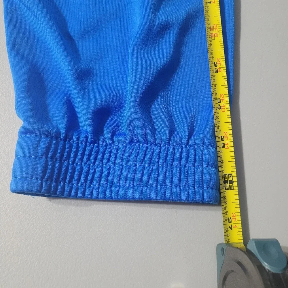 Adidas Track Jacket Mens 3XT Blue Colorblock Full Zip Three‎ Stripes